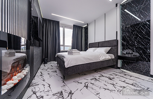 Luxury studio jacuzzi fireplace (85488), Studio Apartment in Kiev